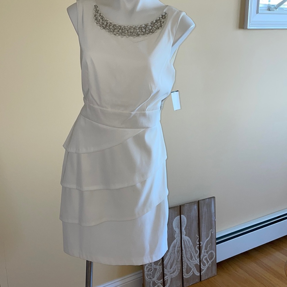 ONE DAY SALE Ivory sleeveless dress